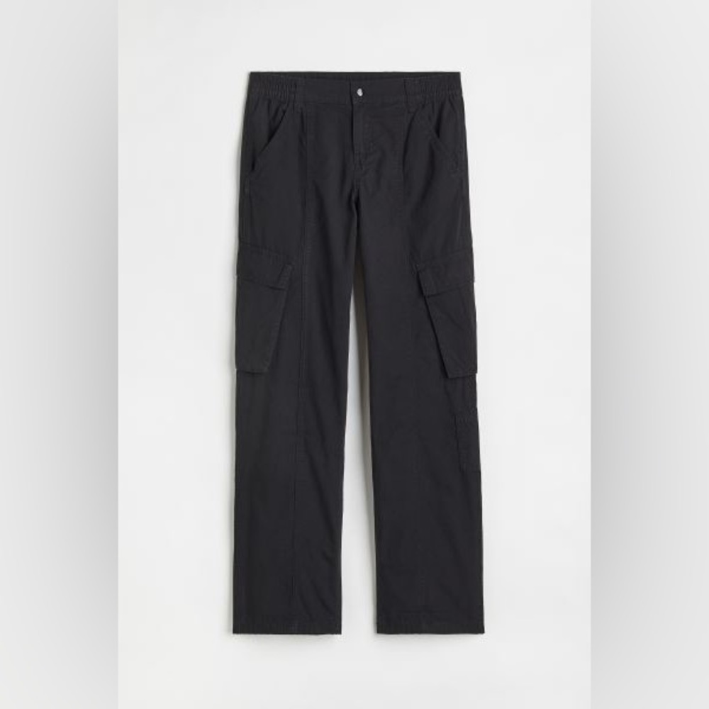 Black H&M Cargo Pants New